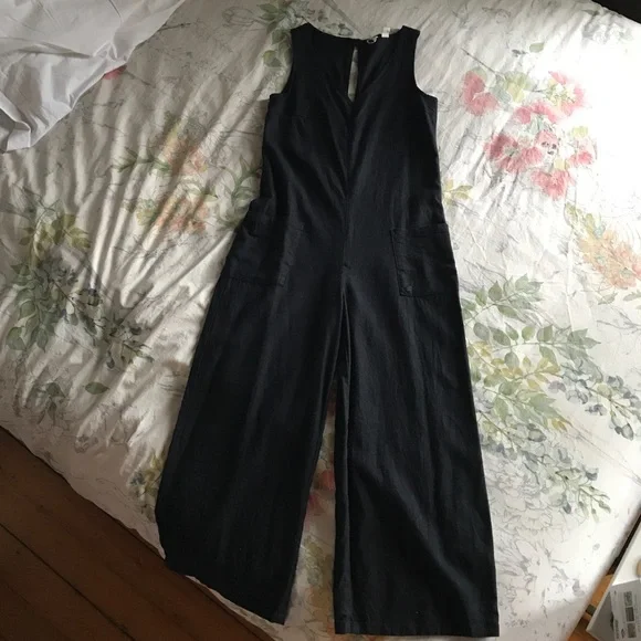 NWOT Roxy Linen Jumpsuit Size XS - Picture 3 of 8